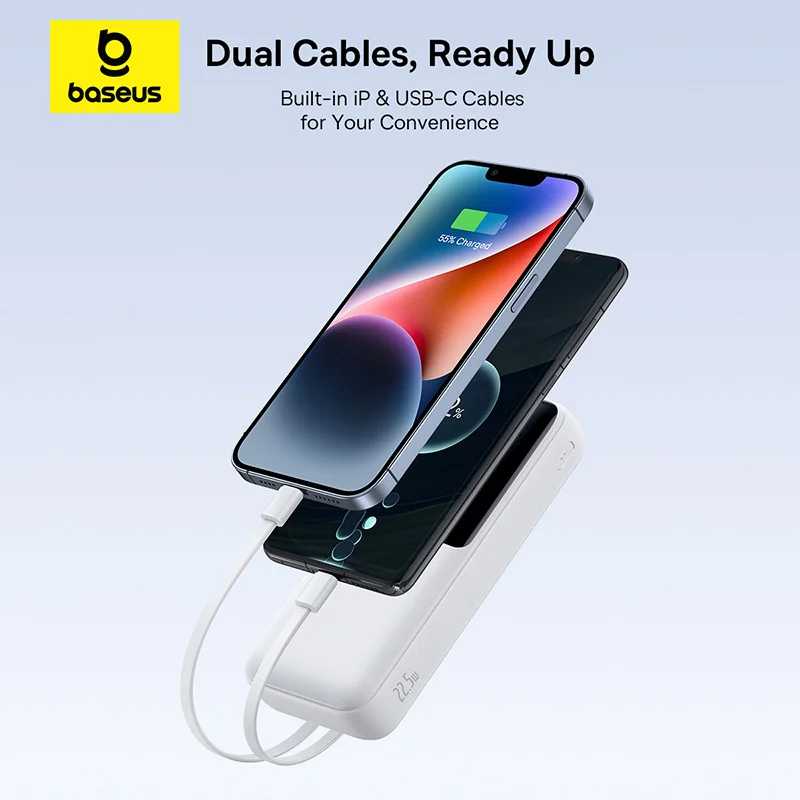 Фотография №2 товара Baseus Power Bank 20000 мАч PD 22,5 Вт Быстрая зарядка