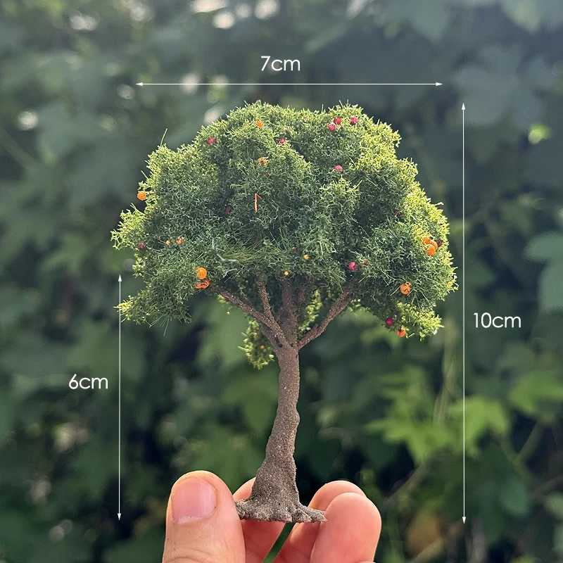 Фотография №2 товара Модель искусственного фруктового дерева 10/15/23 см, зеленое дерево из проволоки,