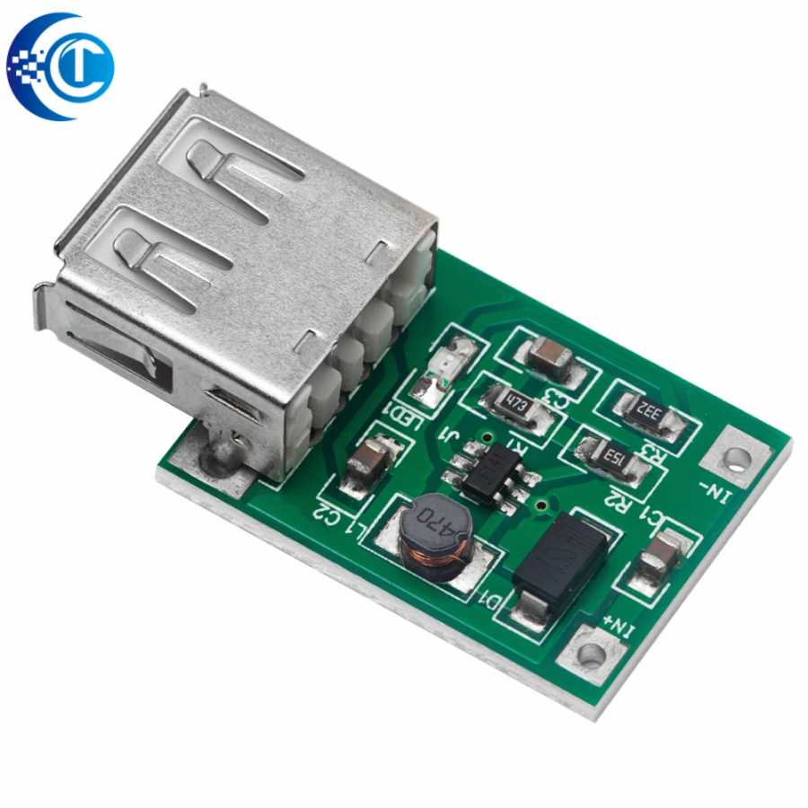 Фотография №3 товара Модуль повышения напряжения USB 0.9V-5V до 5V, 600 мА, компактный