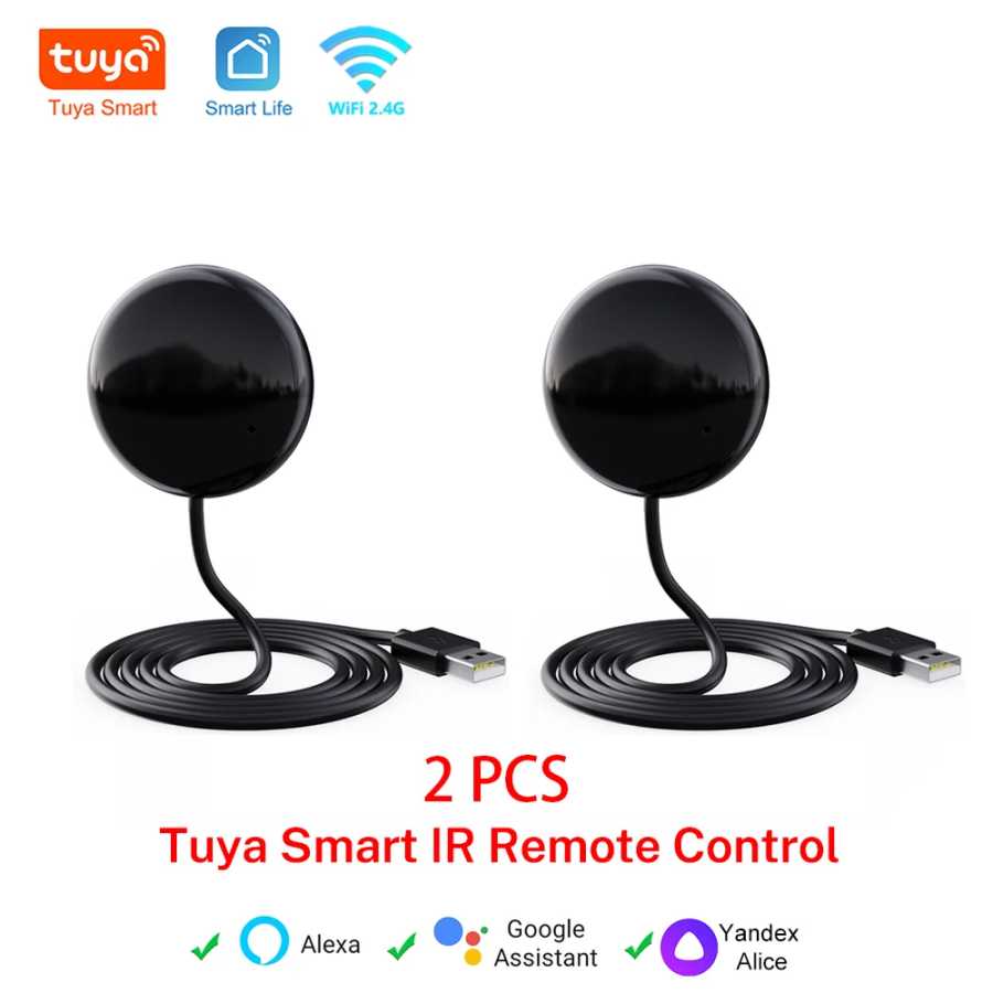 Tuya Smart WiFi ИК-пульт дистанционного управления Универсальный для управления умным домом для ТВ-кондиционера работает с Alexa Google Home Яндекс Алиса Доступ к автоматизации здания