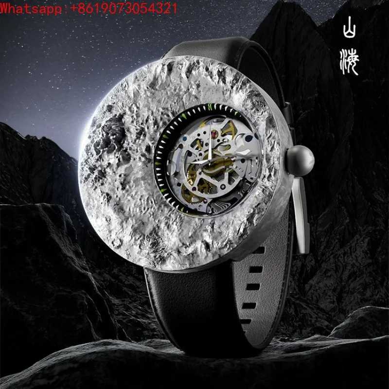 Механические часы Great Qin Empire Deerfish &middot; Shanhai &middot; из серебряного титанового сплава, мужские, премиум-класса, высококачественные Часы по индивидуальному заказу