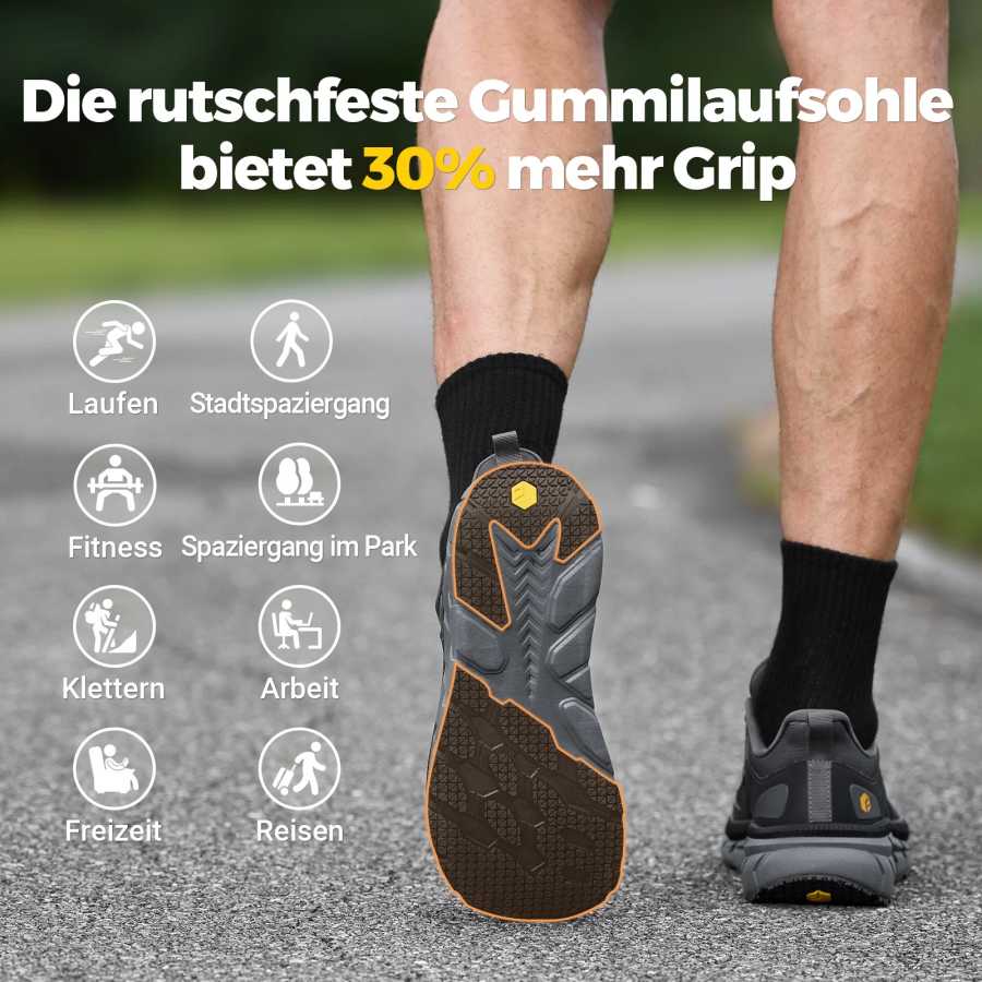 Фотография №3 товара Кроссовки Fitville Extra Wide для бега с амортизацией, повседневные мужские