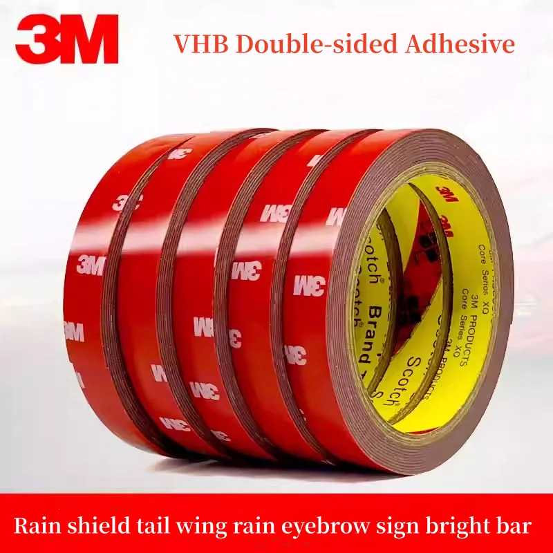 3M VHB прочный двусторонний клей 3M 4229P 5-50 мм водонепроницаемая бесследная пенопластовая клейкая лента для автомобиля, дома, в помещении, высокая температура Крепеж и скобяные изделия