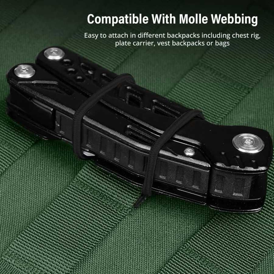 Фотография №4 товара 4/10 шт. эластичный ремень Molle, тактическая система MOLLE, фиксатор лямки,