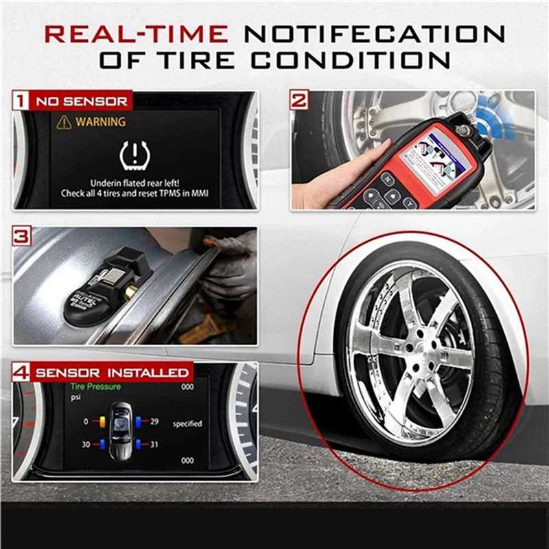 Фотография №3 товара 20 шт. программируемый датчик давления в шинах TPMS для Autel