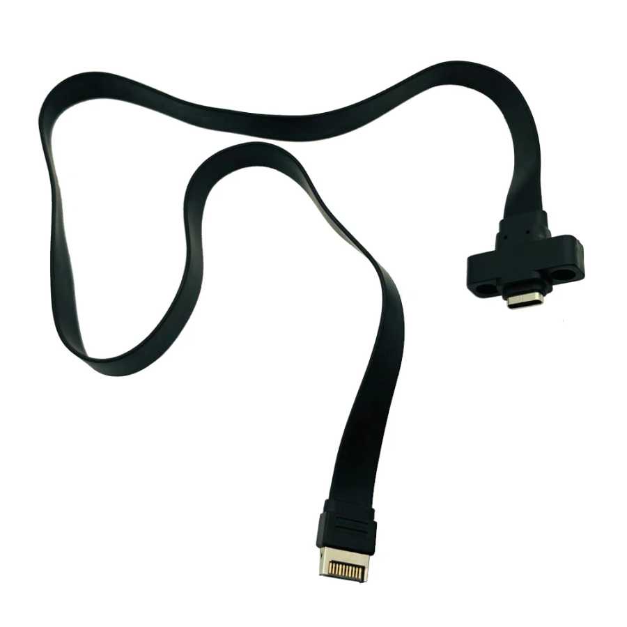 Внутренний адаптерный кабель Gen 2, 10 Гбит/с, разъемы USB 3.1, передняя панель типа E к типу C с 2 винтами, удлинительный кабель 30 см/50 см/80 см Компьютерная периферия