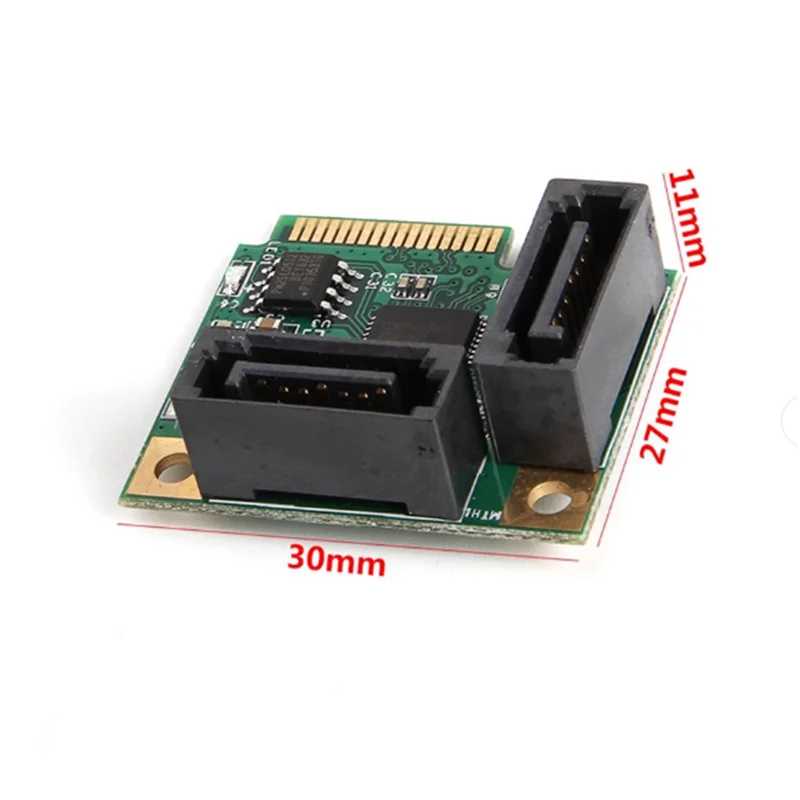 Фотография №4 товара Карта расширения Mini PCI-E к SATA3.0 Конвертер M.2 PCI-E 2.0