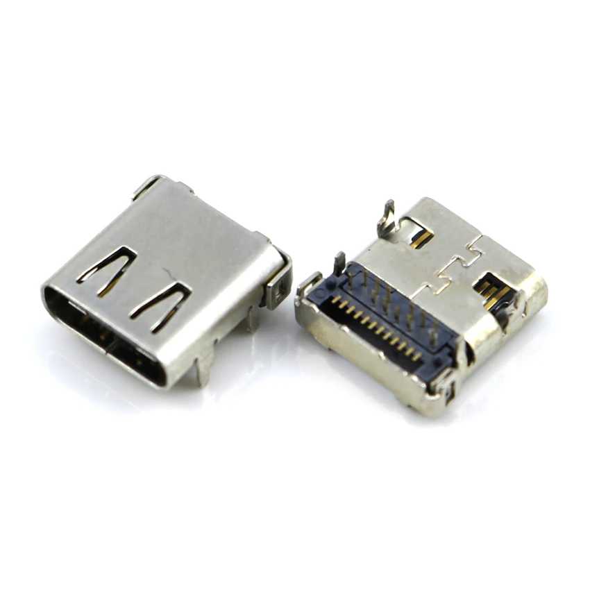 Фотография №3 товара YuXi 1 шт. USB Type C женский разъем, разъем для
