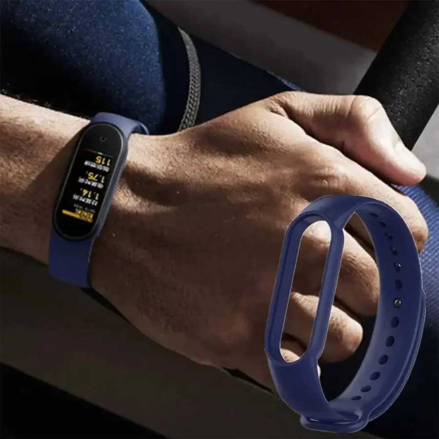 Фотография №5 товара Силиконовый ремешок для часов Xiaomi Mi Band 7 6 5