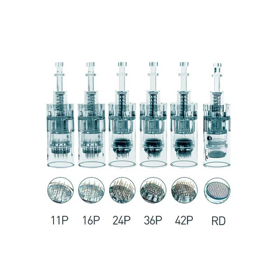 Игольчатые картриджи Derma Pen M8, байонетные картриджи 11, 16, 36, 42, наноигла MTS Micro Skin Needling, совместимые с Dermapen M8 Косметологическое оборудование