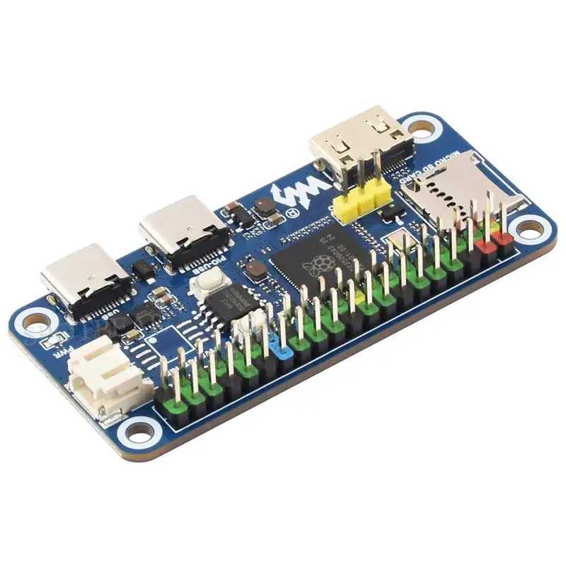 Плата разработки RP2350-PiZero Raspberry Pi Pico 2 Чип RP2350B Встроенный DVI HDMI Слот для карты Micro SD 16 МБ Flash Компьютерные комплектующие