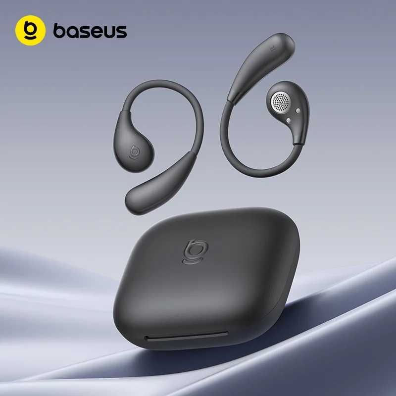 Baseus Bowie MF1 Спортивные беспроводные наушники с открытыми наушниками Bluetooth 5,4 Наушники с большими басами Спортивные наушники 60 часов воспроизведения IPX4 Наушники наушники беспроводные Портативное аудио и видео