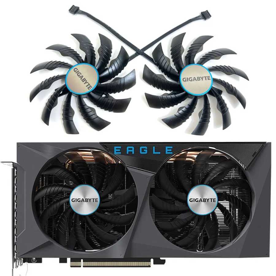 НОВЫЙ 95 мм PLD10010S12H RTX 3060 3060TI Eagle OC вентилятор графического процессора для Gigabyte RTX 3060 Eagle OC RTX 3060TI Eagle OC вентилятор охлаждения видеокарты Аксессуары для ноутбуков