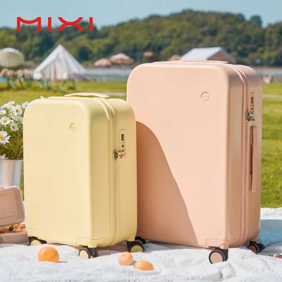 Дорожный чемодан Mixi Puristic Design, чемодан на колесиках, жесткий женский чемодан, Мужская тележка, троллейка, большой размер 22 24 26 28 дюймов Багажные сумки