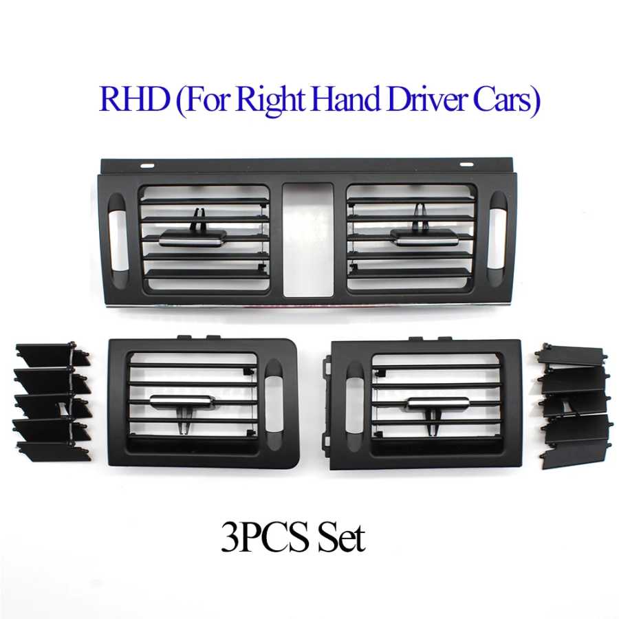 Фотография №3 товара LHD RHD W204 Кондиционер AC Вентиляционная решетка Выходная крышка Панель