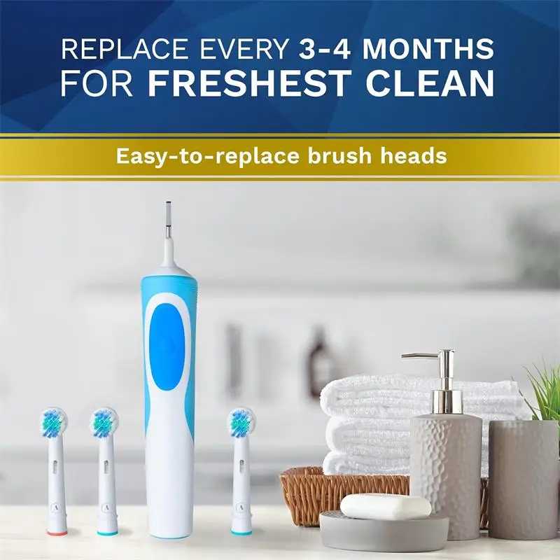 Фотография №3 товара Сменные насадки для зубных щеток для Oral-B Braun, электрические прецизионные