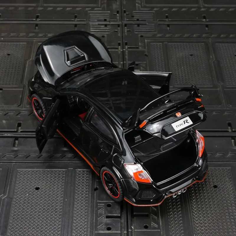Фотография №2 товара Модель автомобиля из сплава Honda Civic Type-R, 1:32, двери и