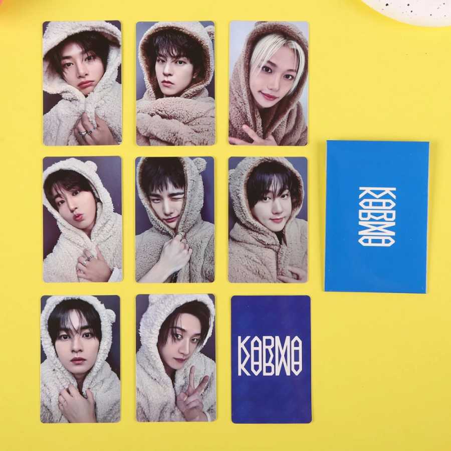 KPOP Idol Stray KARMA Merch фотокарточка альбом ломо карты BANGCHAN FELIX HAN фотокнига коллекция карт плакат открытка фотографии подарок Упаковка и стойки для украшений
