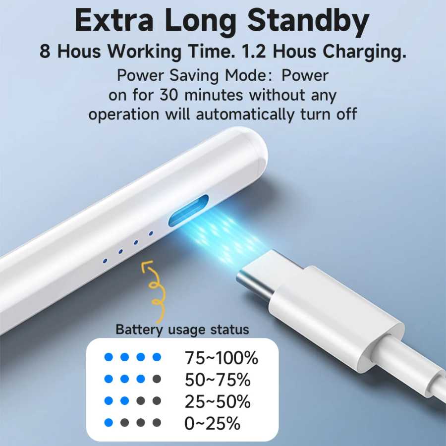Фотография №3 товара Для Apple Pencil Power Display Palm Rejection Ipad Pencil Stylus