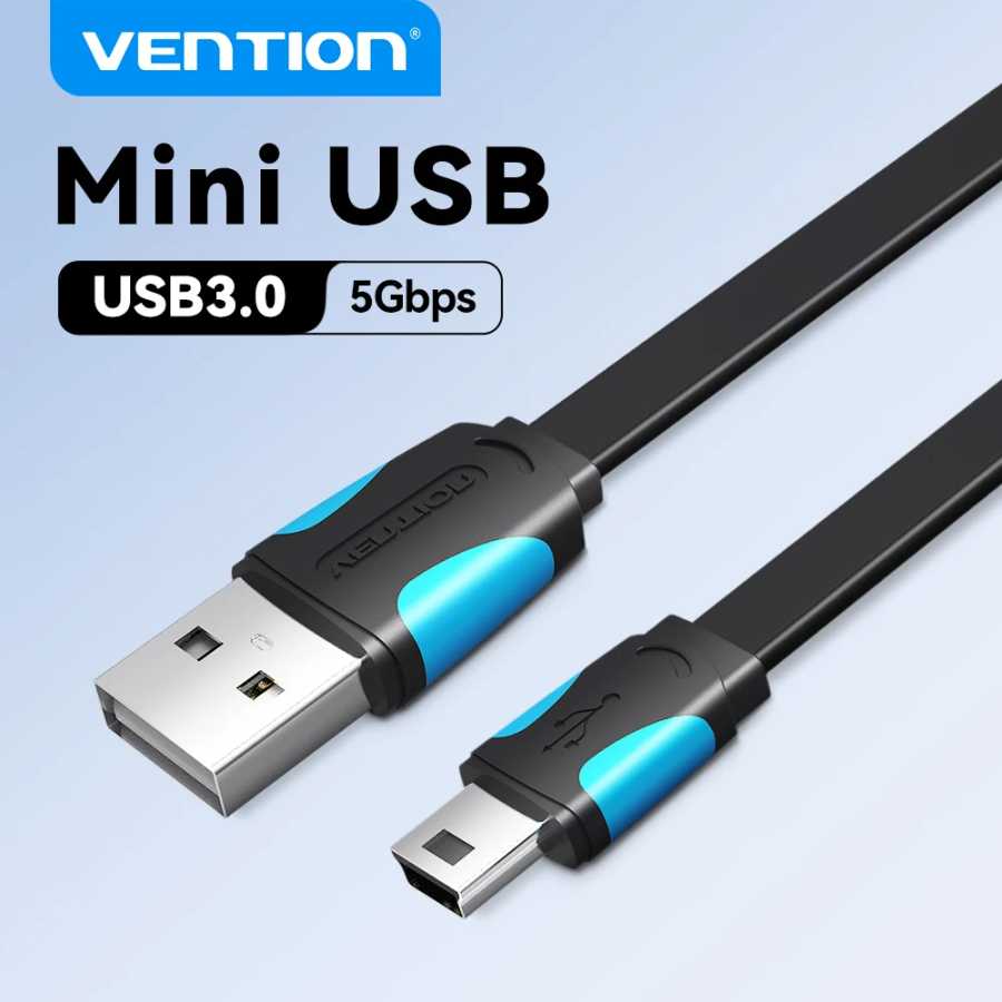 Vention Mini USB-кабель 2A Кабель для быстрой зарядки данных для MP3 MP4-плеер Автомобильный видеорегистратор GPS Цифровая камера HDD Mini USB 2.0 Кабель Аксессуары и запчасти