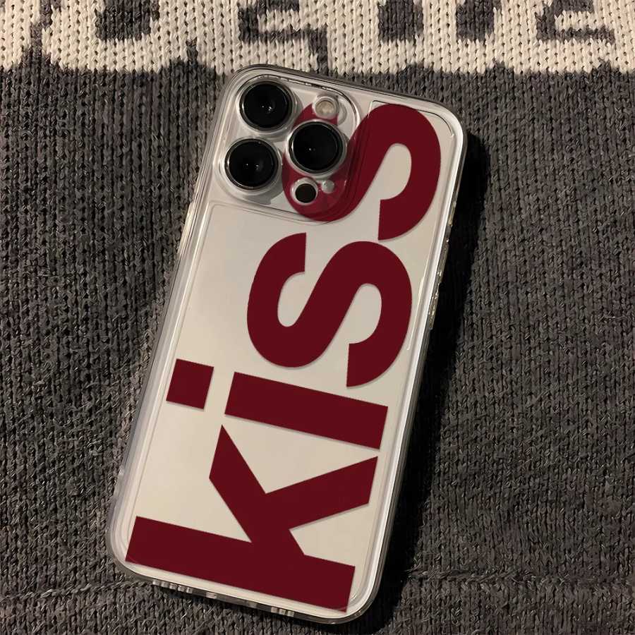 Фотография №1 товара Чехлы для телефонов Kiss English для iPhone 17, 16, 15,