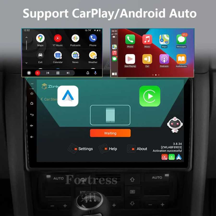 Фотография №1 товара Android 16 Carplay Android Auto 2K экран Автомобильный радиоприемник Мультимедийный