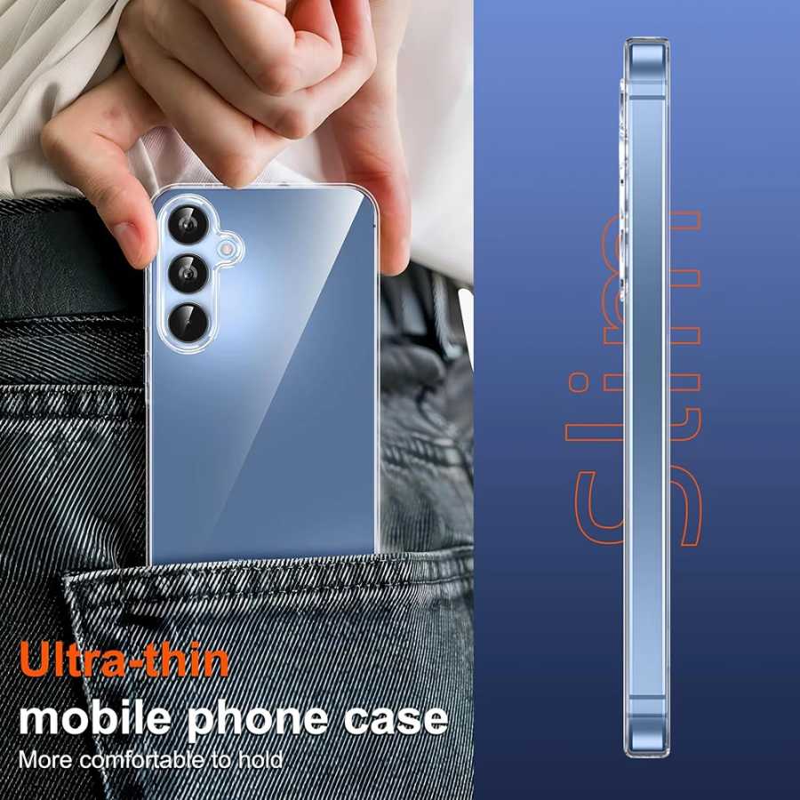 Фотография №5 товара Ультратонкий силиконовый мягкий чехол для Samsung Galaxy S25 S24 S23