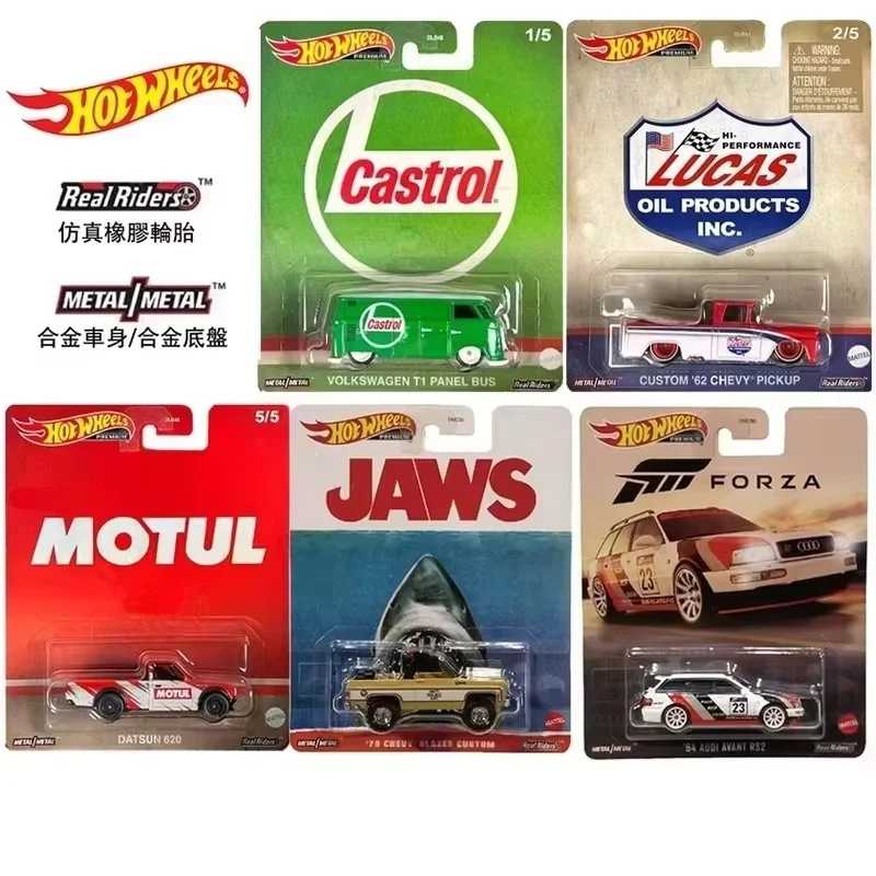 Новый оригинальный набор масел Hot Wheels для развлечений в стиле поп-культуры Topgun Pors Rs Shark Alloy Car Vanquish 007 2000gt Игрушечный мальчик Крутые подарки Играйте в транспортные средства и модели