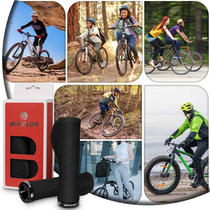 Фотография №2 товара BUCKLOS MTB ручки на руль эргономичные удобные ручки для горного