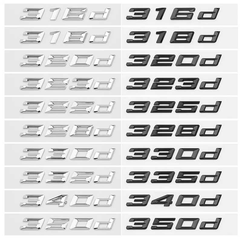 316d 318d 320d 323d 325d 328d 330d 335d 340d 350d Наклейка с эмблемой для BMW Serie 3 E90 E91 E92 F30 F31 F34 G20 G21 Детали экстерьера