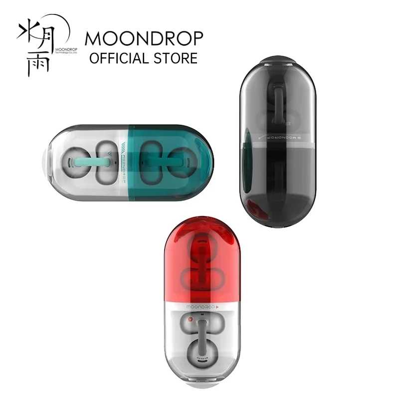 Беспроводные наушники MOONDROP PILL OWS с открытым ухом, Bluetooth 6.0, заушные, IPX4, с функцией AI ENC Портативное аудио и видео