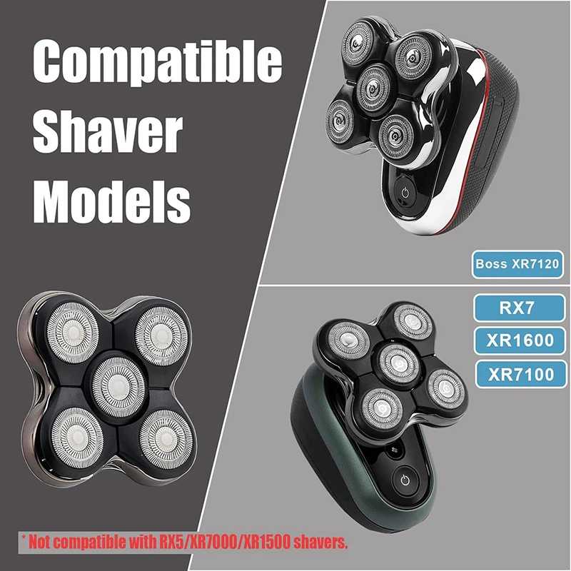Фотография №1 товара Сменные лезвия XR7000 и XR1600, совместимые с бритвами Remington BOSS