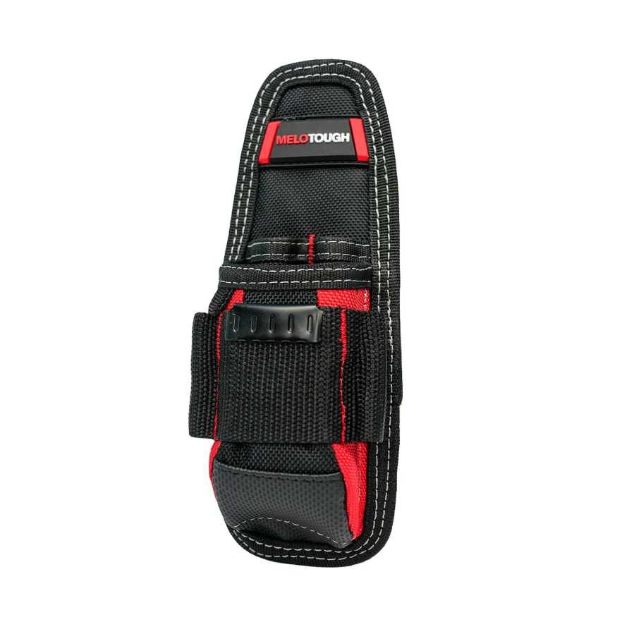 Сумка для инструментов MELOTOUGH Heavy Duty Tradesman Pro с карманами различного размера, держателем для электроизоляционной ленты и креплением для молотка. Поясная сумка
