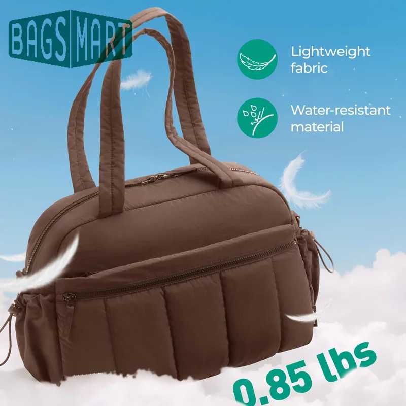 BAGSMART Женская спортивная сумка для путешествий с мокрым карманом Легкая водонепроницаемая спортивная сумка для ручной клади Weekender Дорожные сумки