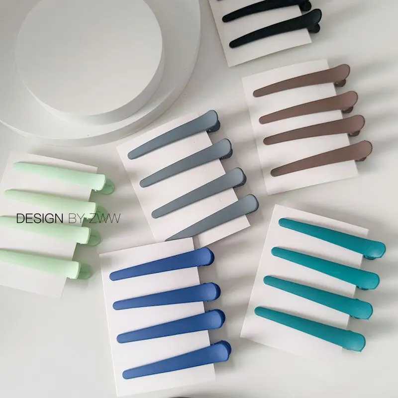 4pcs/set Candy Color Профессиональные парикмахерские салоны шпильки Уход за волосами и укладка
