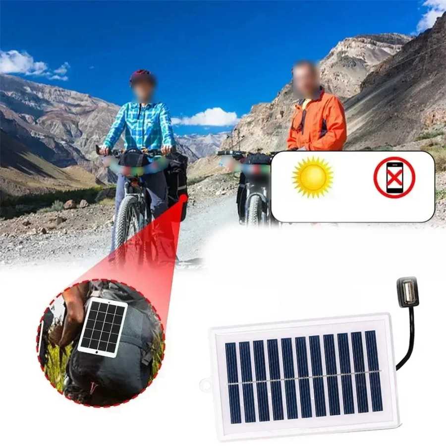 Фотография №2 товара Компактная солнечная панель 2 Вт 5 В с USB-интерфейсом для