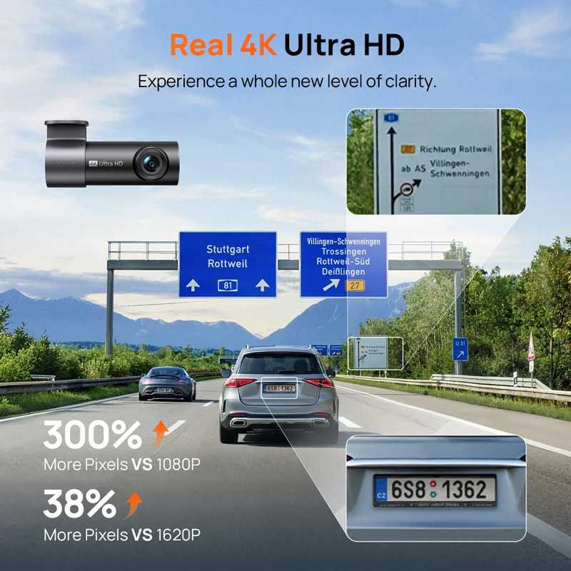 Фотография №1 товара Global Version 70mai Dash Cam M310 Plus 4K True 4K