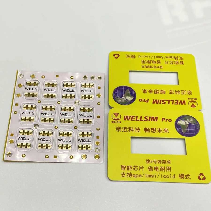 Новейшая карта Well Sim pro 2025 года с QPE для серий 6S/SE/7/8/X/XR/XSM/11/12PM/13/14PM/15 и 16 серий SIM-карты и аксессуары