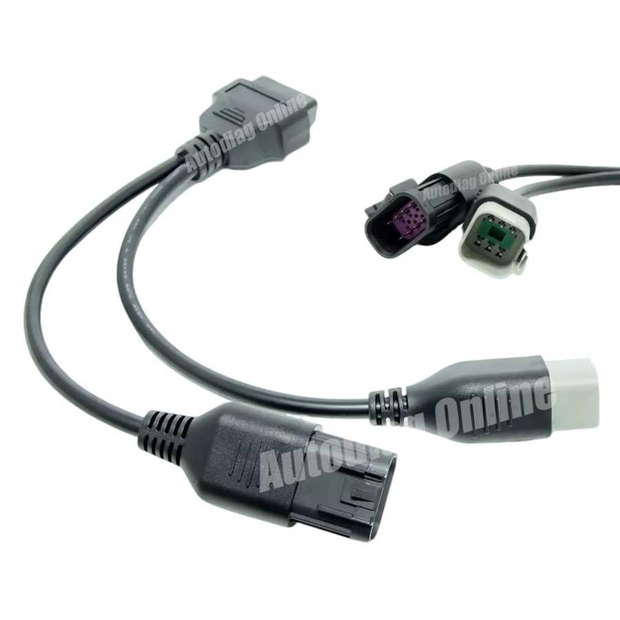 Фотография №3 товара Диагностический кабель OBD2 6+8Pin для BRP Maverick/Outlander/Spyder, Polaris RZR/ACE, CAN-AM