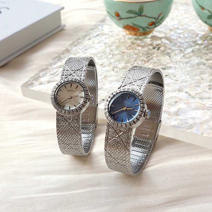 Фотография №3 товара Женские часы для девочек, кварцевые часы Reloj Mujer, бриллианты, серебро,