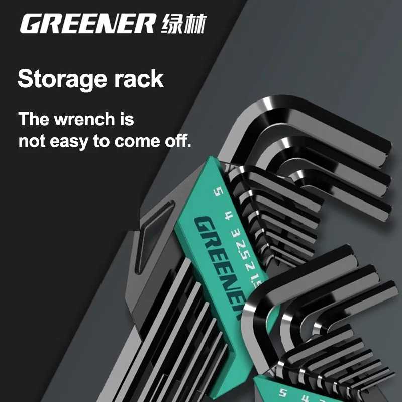 Фотография №4 товара GREENERY Greener Удлиненный Радужный Ключ Набор шестигранных ключей Шестигранный ключ