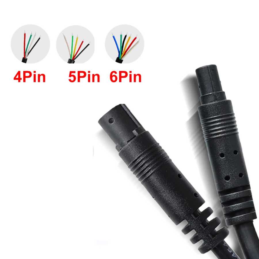 Фотография №3 товара Кабель-удлинитель JCD 0.5м 1.2м 1.8м с разъемами 4Pin 5Pin 6Pin