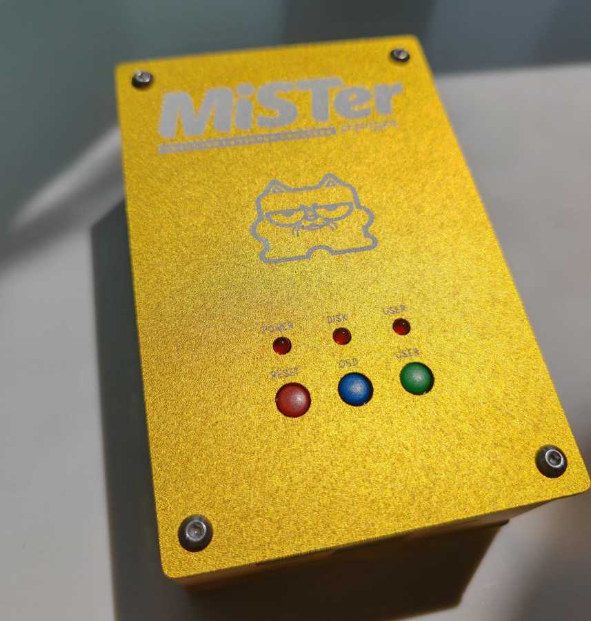 Игровая консоль Champagne Gold Mister Cyclone V SoC FPGA Культурные производные (Канцелярские товары)