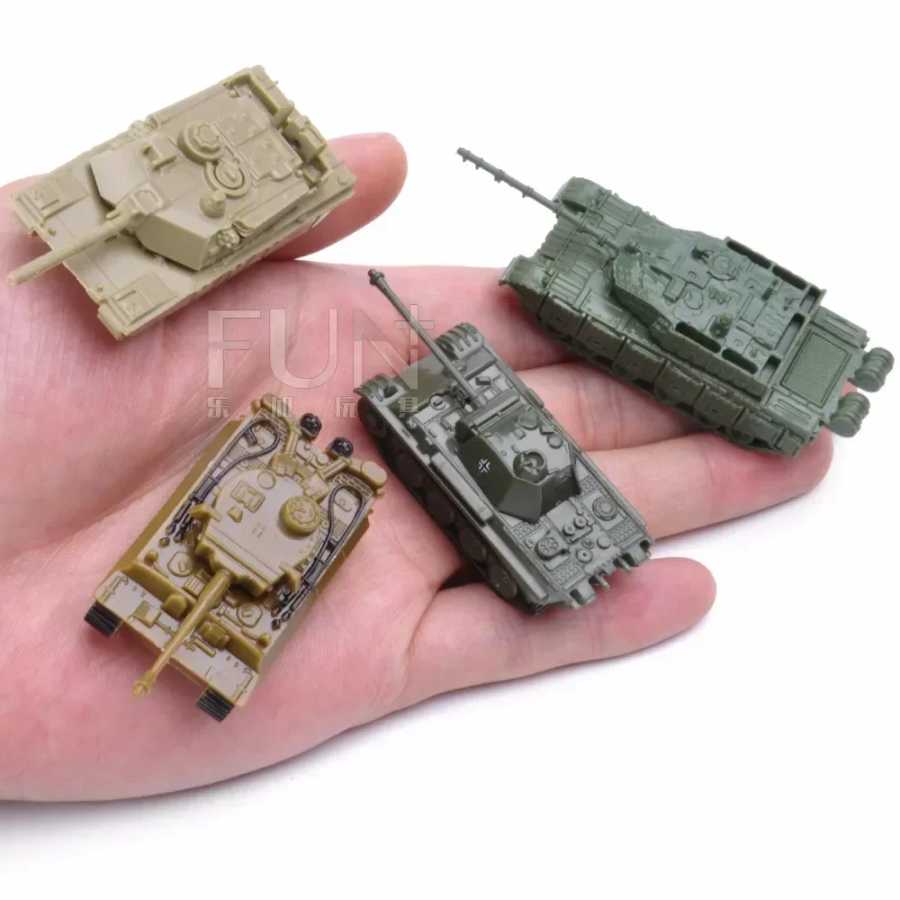 Фотография №1 товара 1/144 4D Классическая модель танка времен Второй мировой войны Тигр