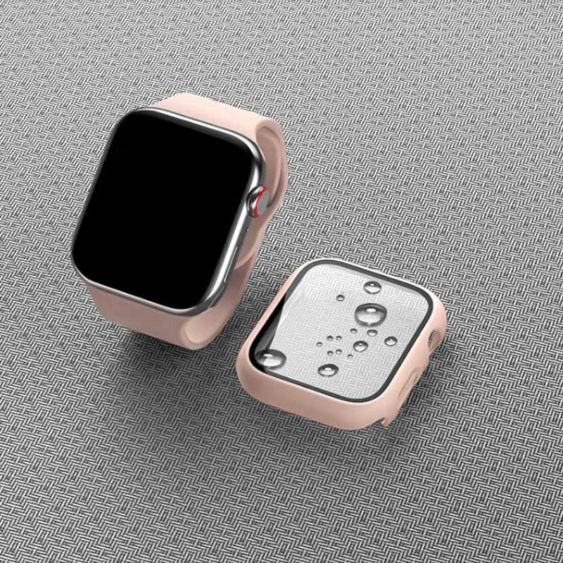 Фотография №4 товара Закаленное стекло + чехол для Apple Watch 38 мм 40