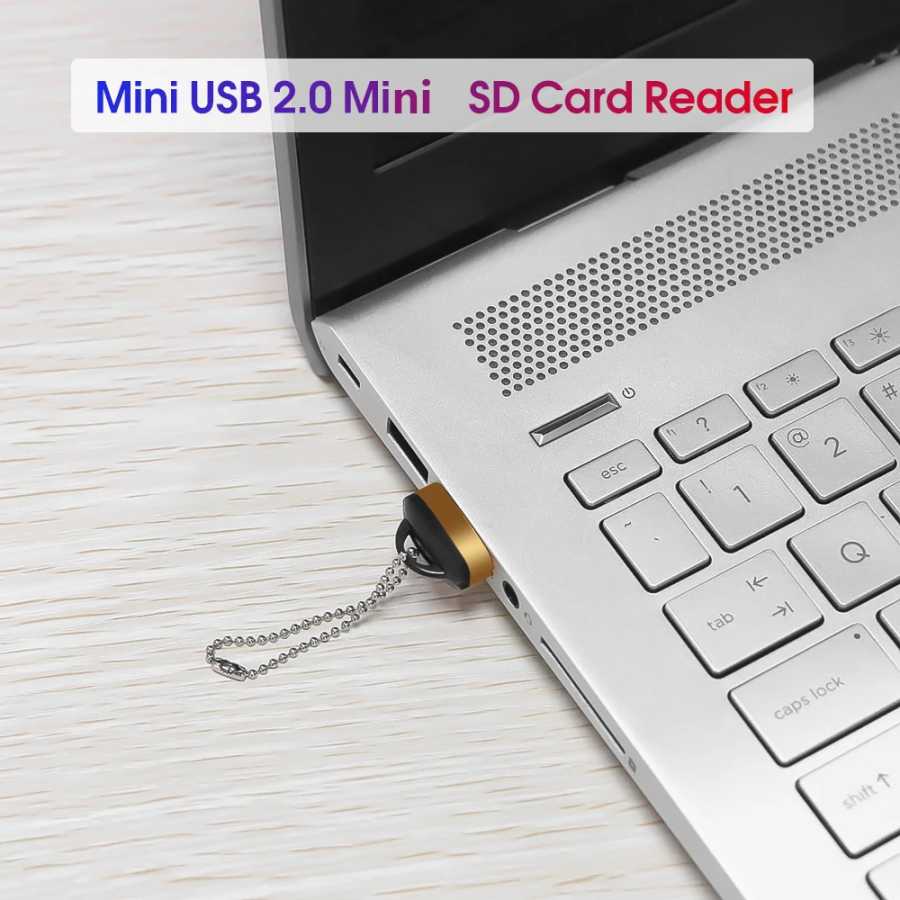 Фотография №3 товара Мини-USB Micro USB 2,0 высокоскоростной адаптер SD/TF устройство чтения карт