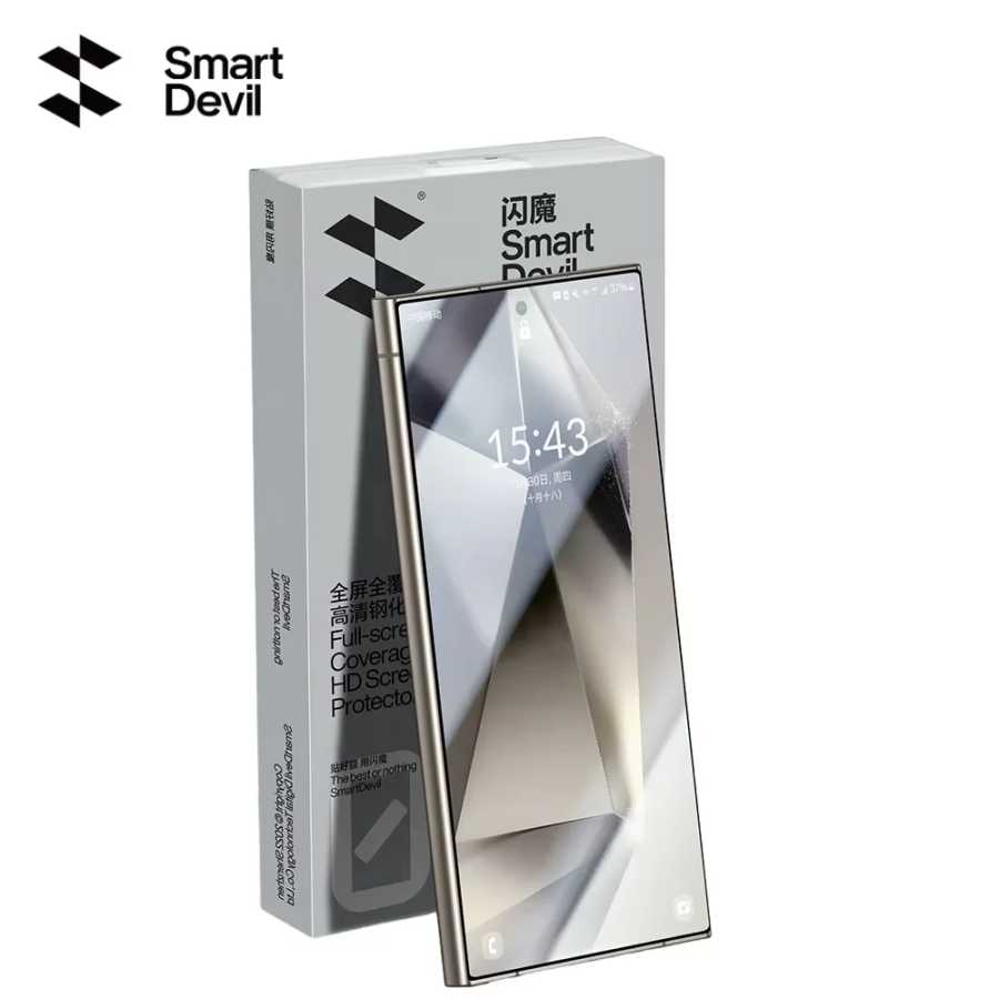 Защитное стекло SmartDevil для Samsung S26 Ultra S25 Ultra S24, полноэкранная защита от отпечатков пальцев, HD-пленка Защитная пленка для мобильного телефона