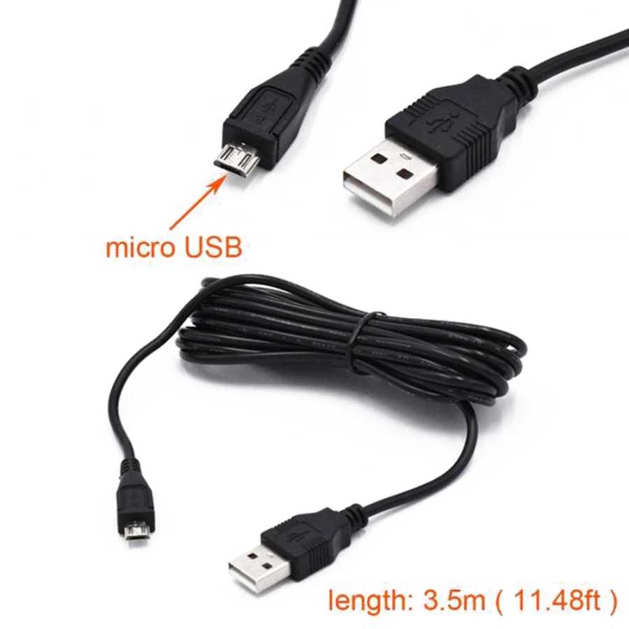 Фотография №5 товара USB-кабель для автомобильной зарядки, 3 5 м, совместимый с автомобильными