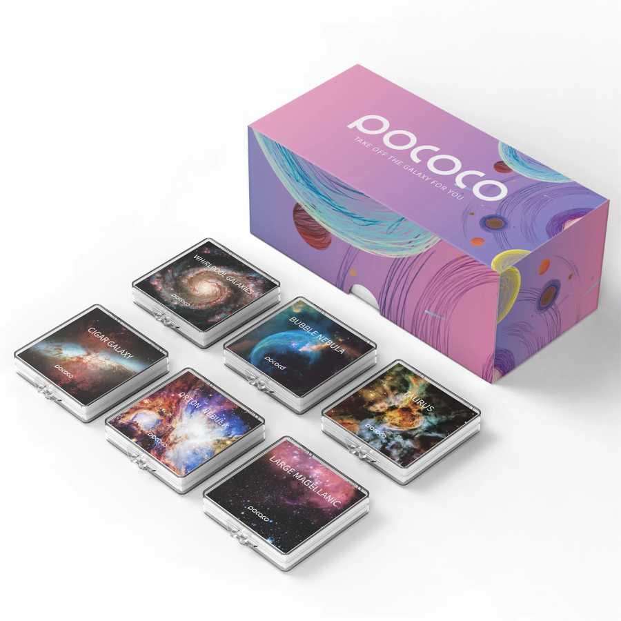 Великолепная туманность &mdash; диски для проектора POCOCO Galaxy, 5k Ultra HD, 6 шт. (без проектора) Новинка освещения（новинка）