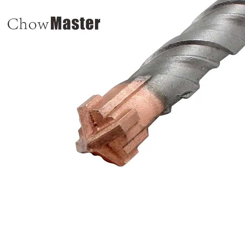 Фотография №5 товара Набор ударных сверл Chowmaster с 4 канавками SDS Plus 5